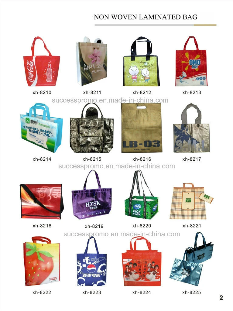 Promotional Custom PP Woven Non Woven RPET Laminated Reusable Shopping Bags